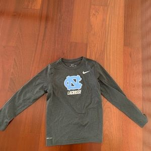 Nike UNC lacrosee Dri Fit Long sleeve tee